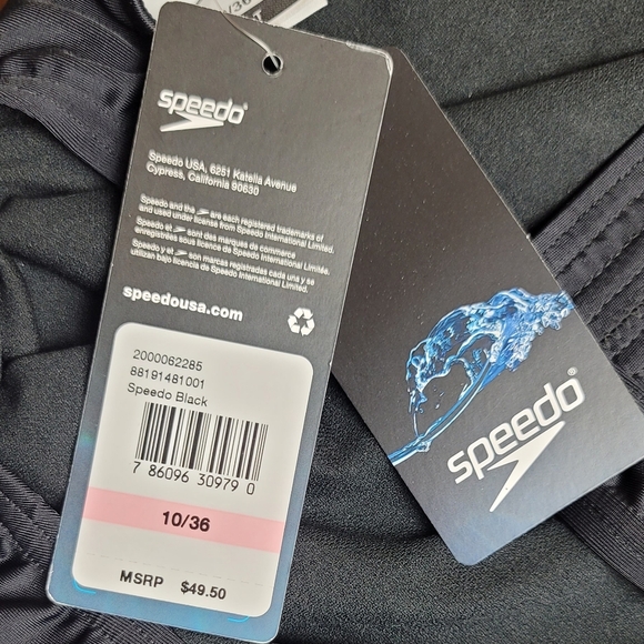 **NWT**SPEEDO Women's Solid Super Proback Onepiece female training swimsuit - Picture 6 of 8